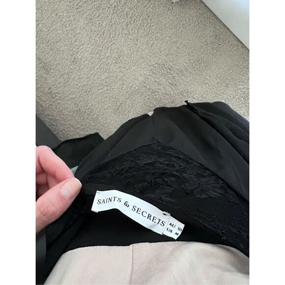 Hello Molly black lace maxi dress size medium - Picture 5 of 5